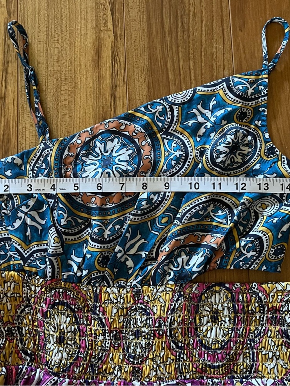 Anthropologie Cutout Smocked Dress New Small - Picture 7 of 16